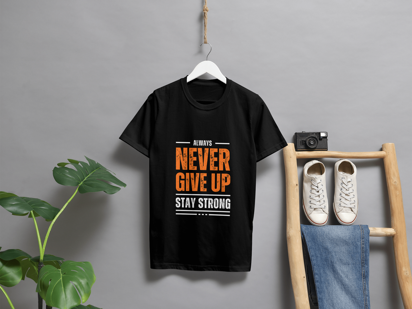 Brandes T-Shirts For Ever "Never Give UP"
