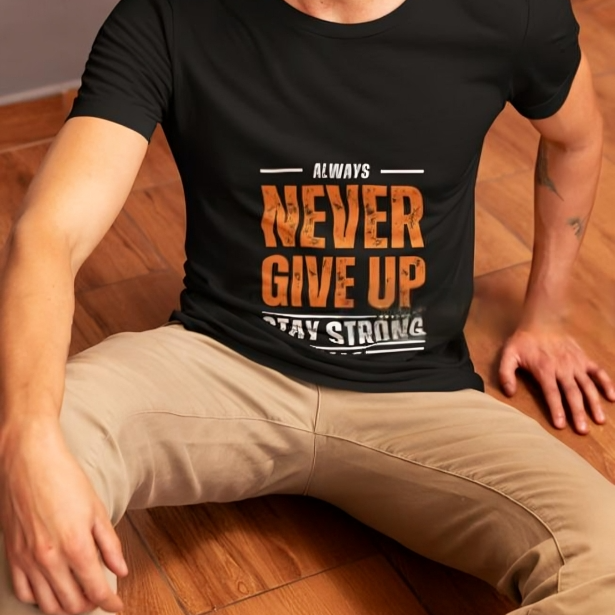 Brandes T-Shirts For Ever "Never Give UP"